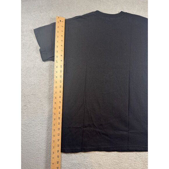 International State Bird Black Graphic T-Shirt Womens L Cotton Casual Crewneck - Picture 4 of 6